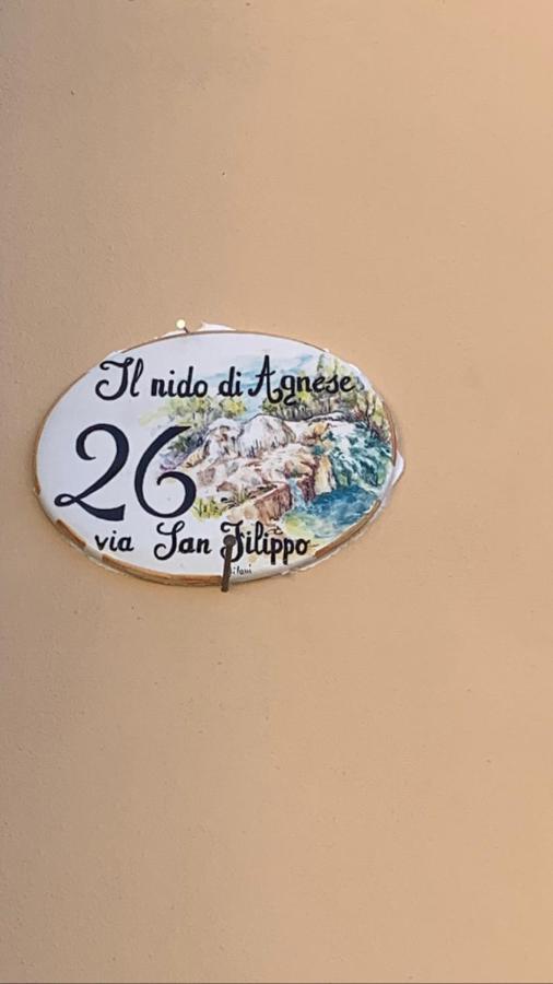 Ferienwohnung Il Nido Di Agnese Bagni San Filippo Exterior foto